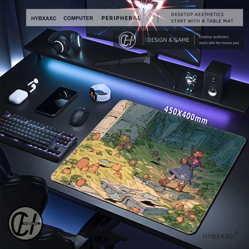HYBXAXC Anime Adventure Girl R - Desk Setup Gaming And Work recension och pris