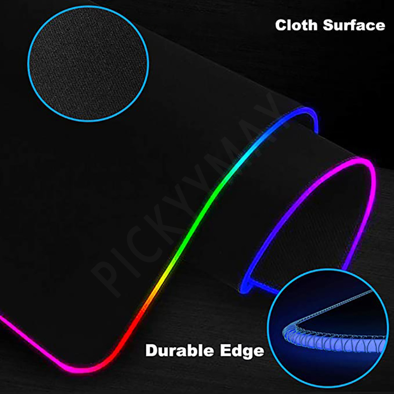 Large RGB Mouse Mat Cute Cat G - Desk Setup Blue recension och pris